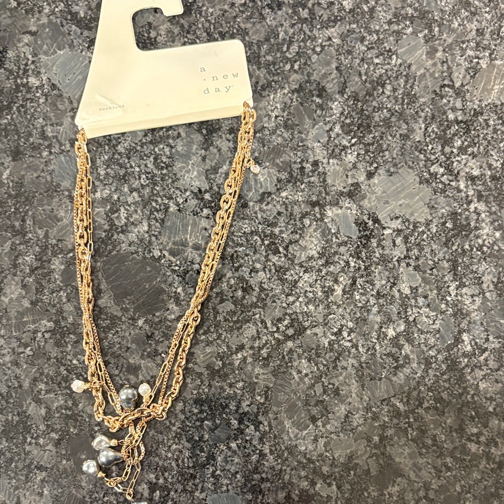 A New Day Gold and Silver Layered Necklace